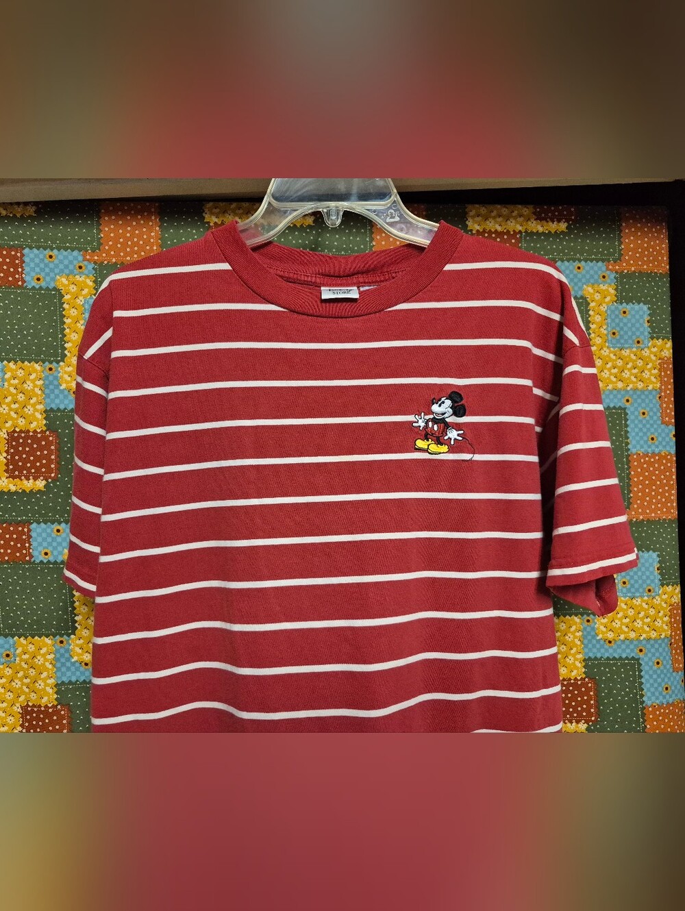 Vintage 90's Disney Mickey Mouse striped Tee